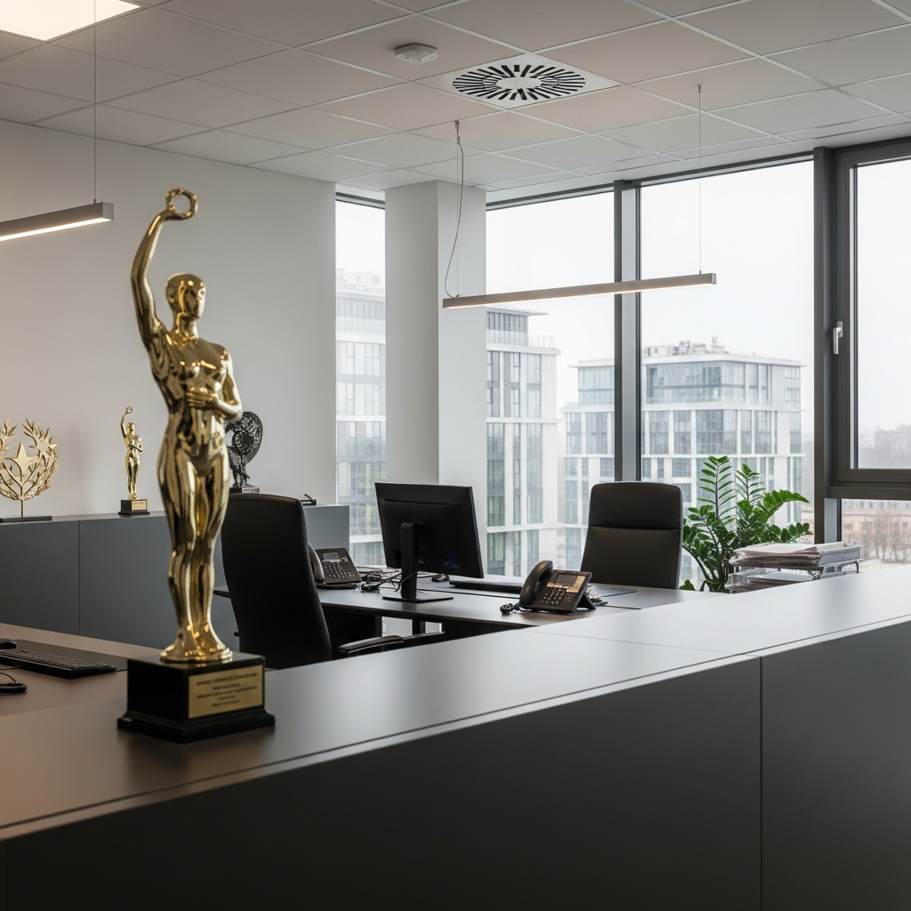 Wykres słupkowy prezentujący wzrost ROI klientów agencji Mayko na tle nowoczesnej panoramy Białegostoku w 2026 roku.